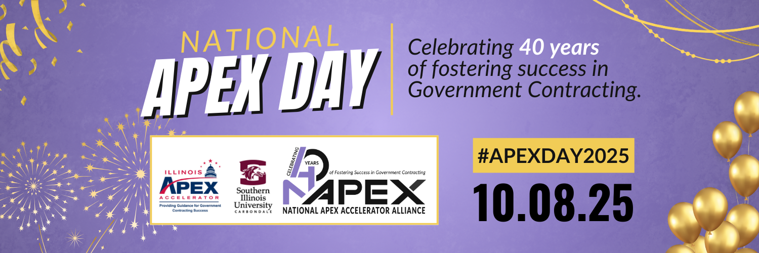 National APEX Day. Celebrating 40 years of fostering success in Government Contracting. #APEXDAY2025 10.08.25