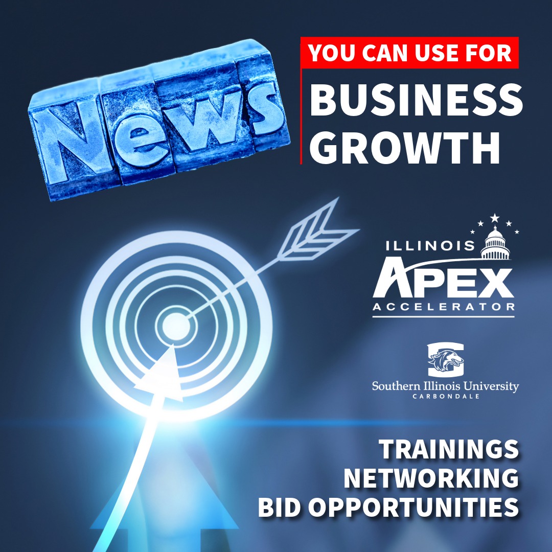 The words "News You can Use for your business" with an image of an arrow in a bullseye