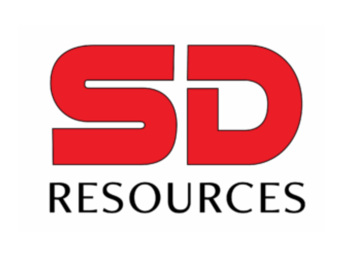 SD Resources Logo - SD in bold, red letters over the word "resources."